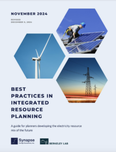 Best Practices in Integrated Resource Planning: A Guide for Planners Developing the Electricity Resource Mix of the Future